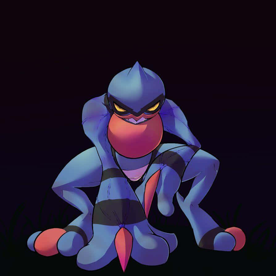 Toxicroak Pokemon Touching The Ground Wallpaper