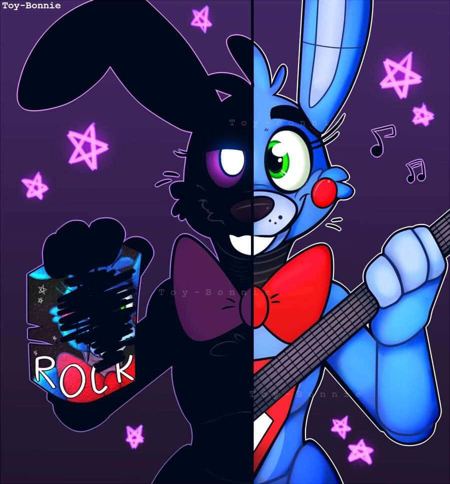 Toy Bonnie The Rabbit Front-facing Wallpaper