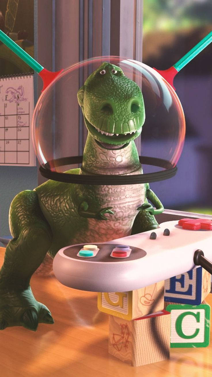 Toy Story 3 Rex The Dinosaur Wallpaper