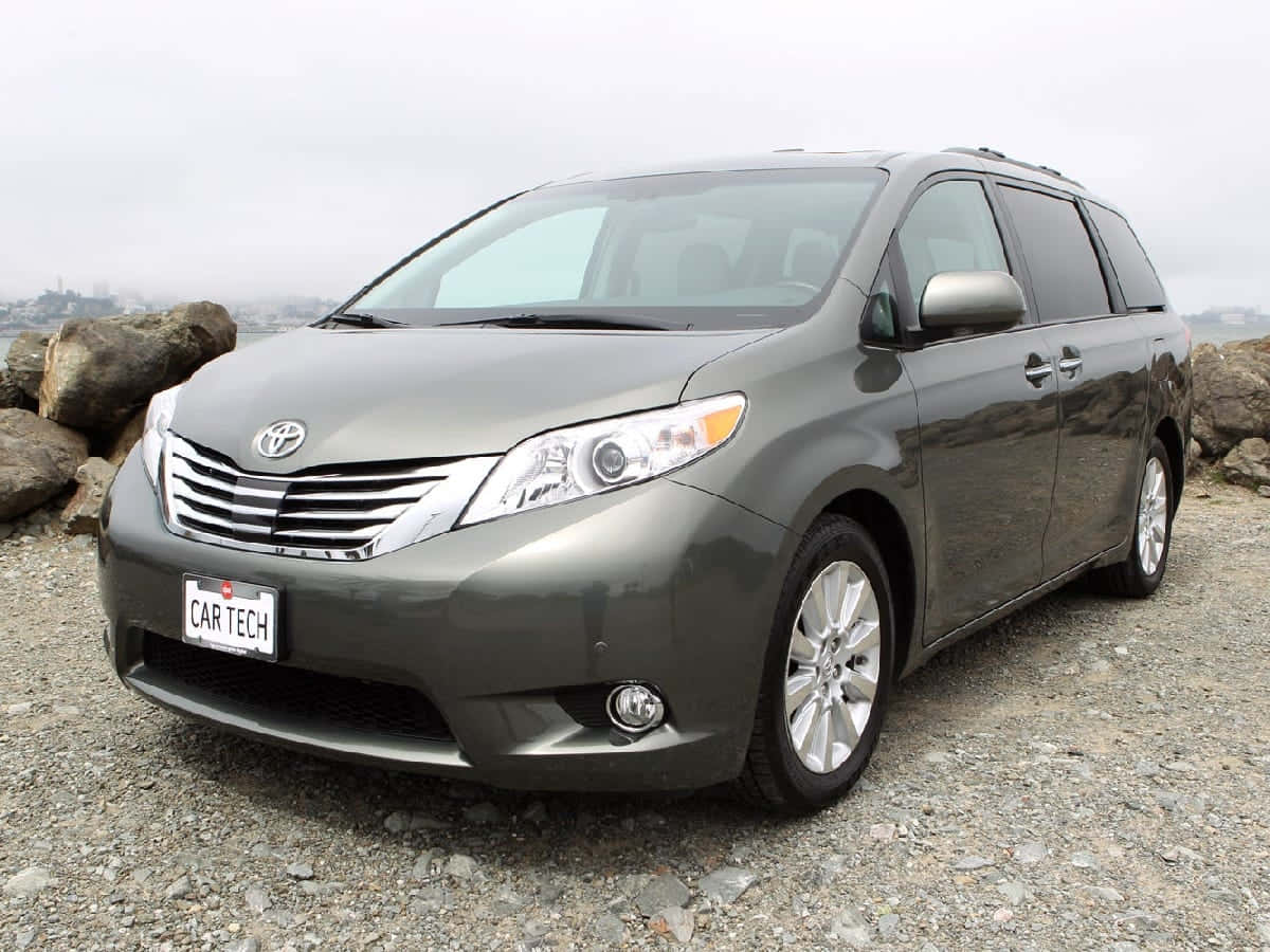 Toyota Sienna Minivan Coastal Backdrop Wallpaper