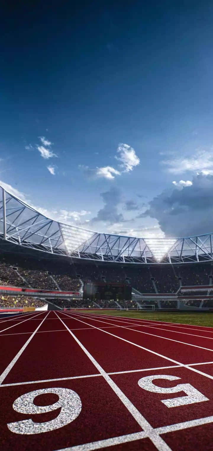 Trackand Field Stadium Athletic Ambiance Wallpaper