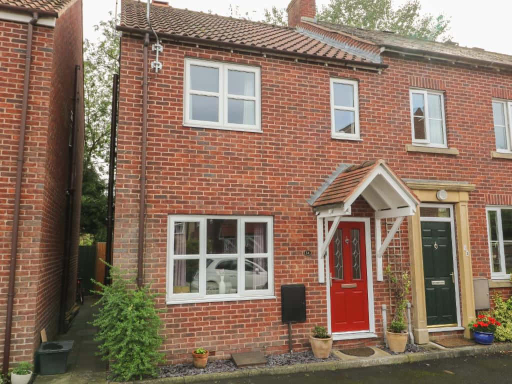 Traditional Brick Terraced House Ripon U K Wallpaper