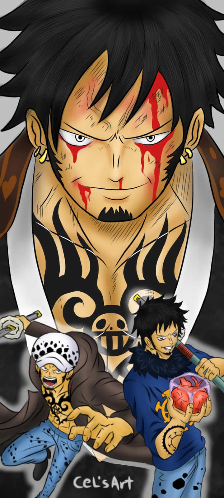 Trafalgar Law Prepares For Adventure Wallpaper