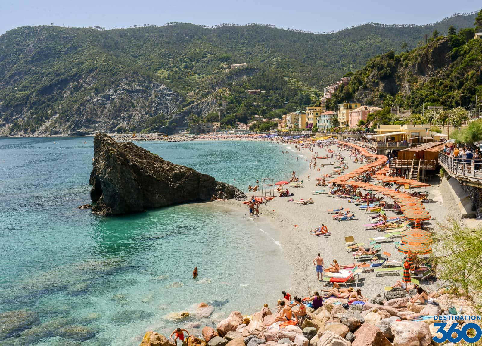 Tranquil Afternoon At An Italian Beach Wallpaper