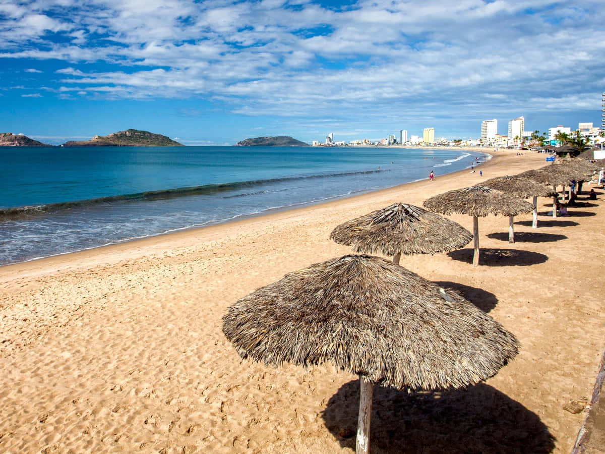 Tranquil Mexican Beach Paradise Wallpaper