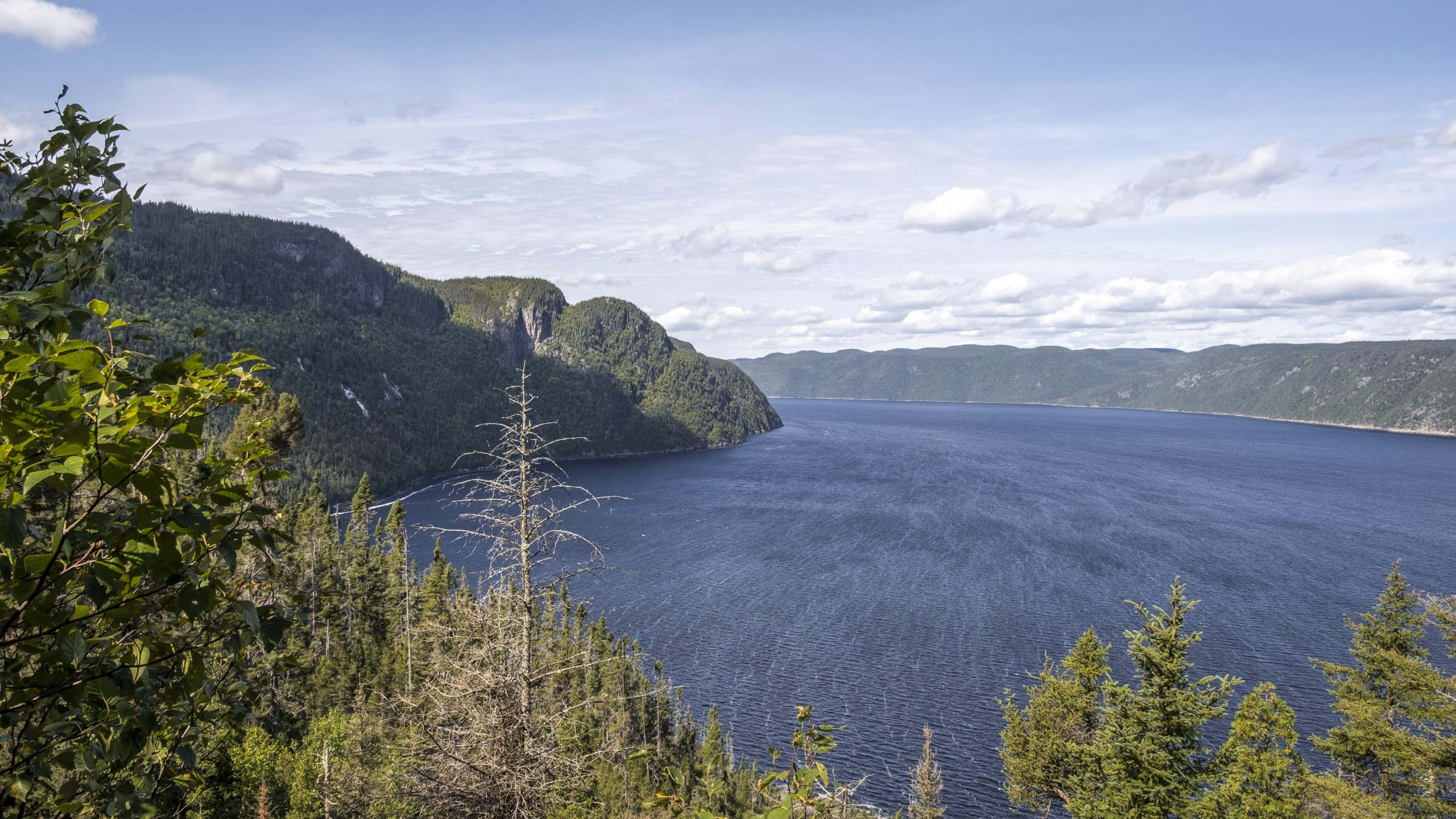 Tranquil Scene Of Saguenay Fjord Wallpaper