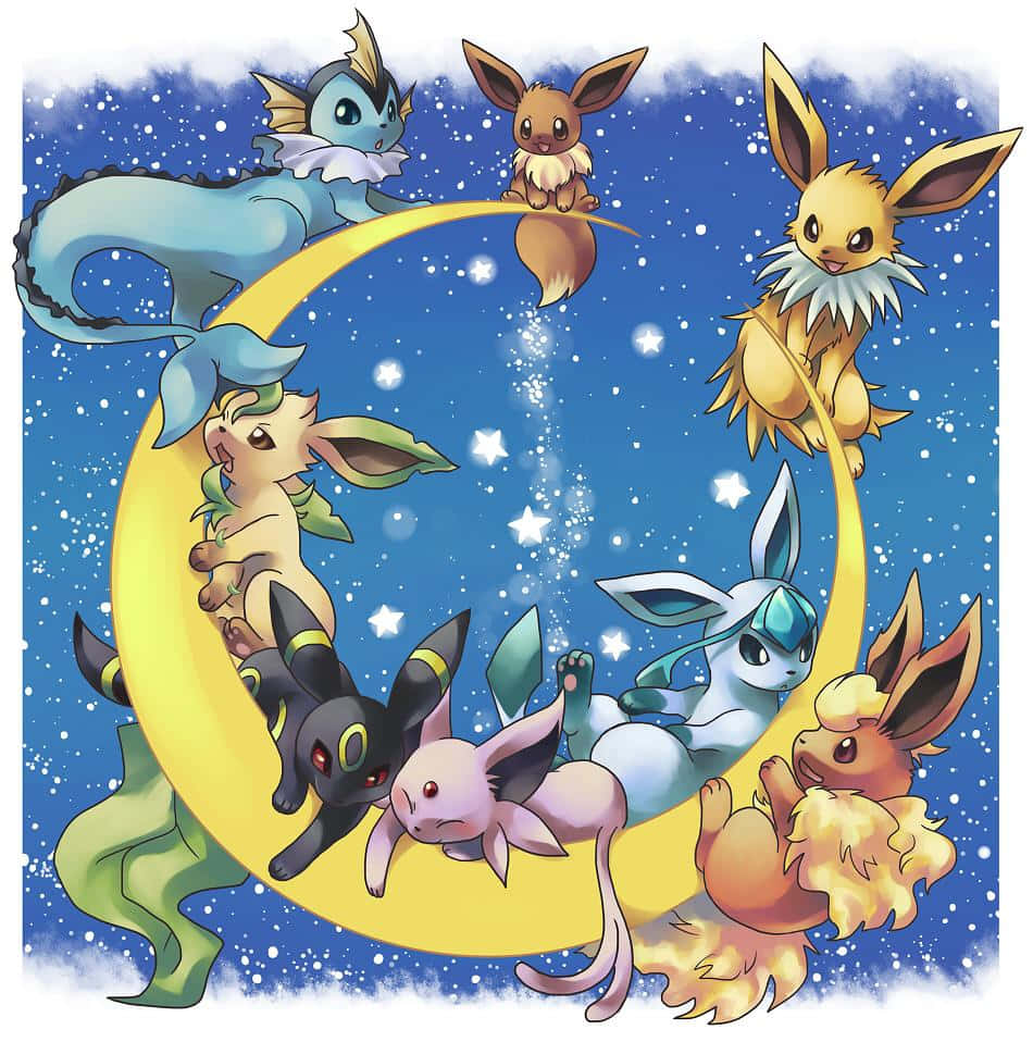 Transform Your Pokemon Game With Eeveelutions Wallpaper