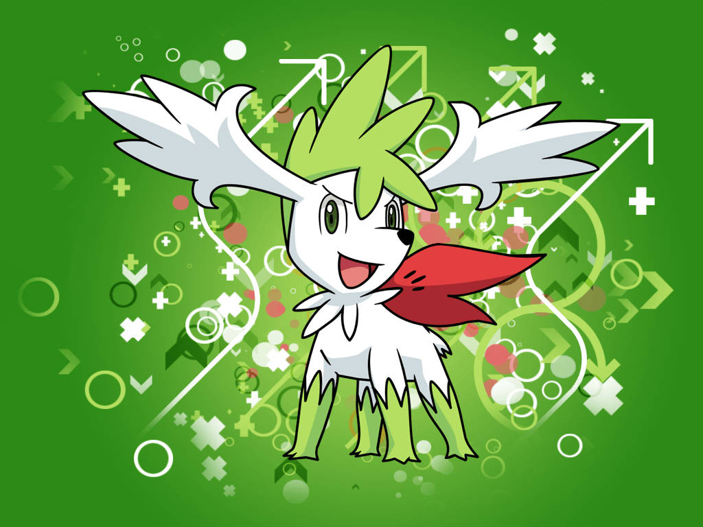 Transformative Shaymin In Sky Forme - Pokemon Power At Its Fullest Wallpaper