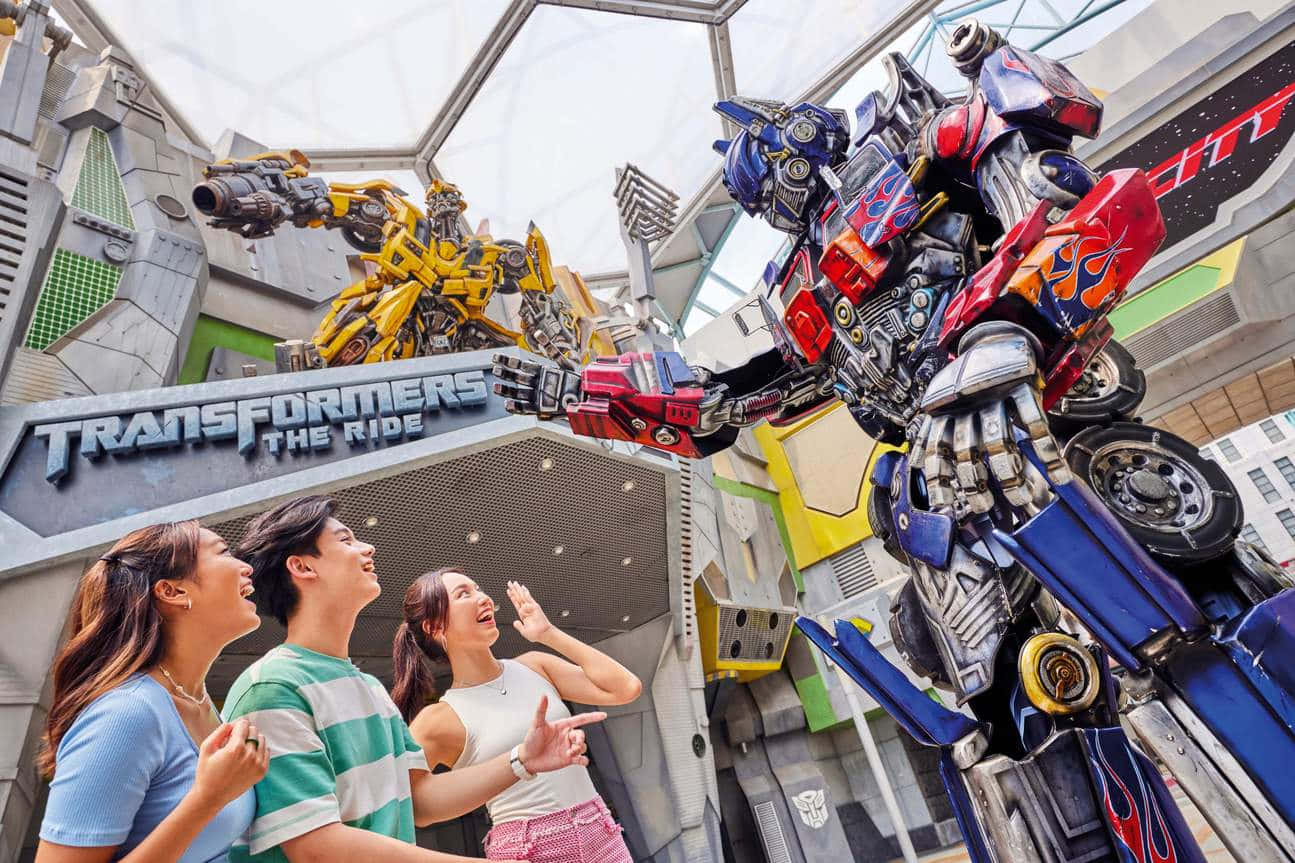 Transformers Ride Universal Studios Singapore Wallpaper