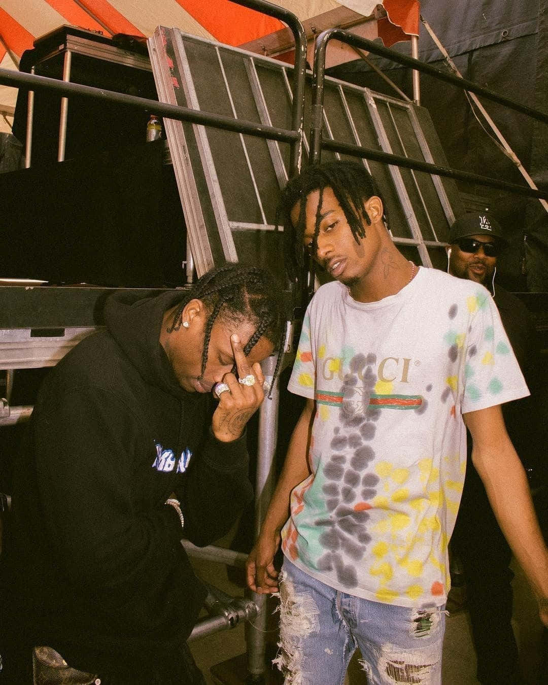 Travis Scott With Carti Pfp Wallpaper