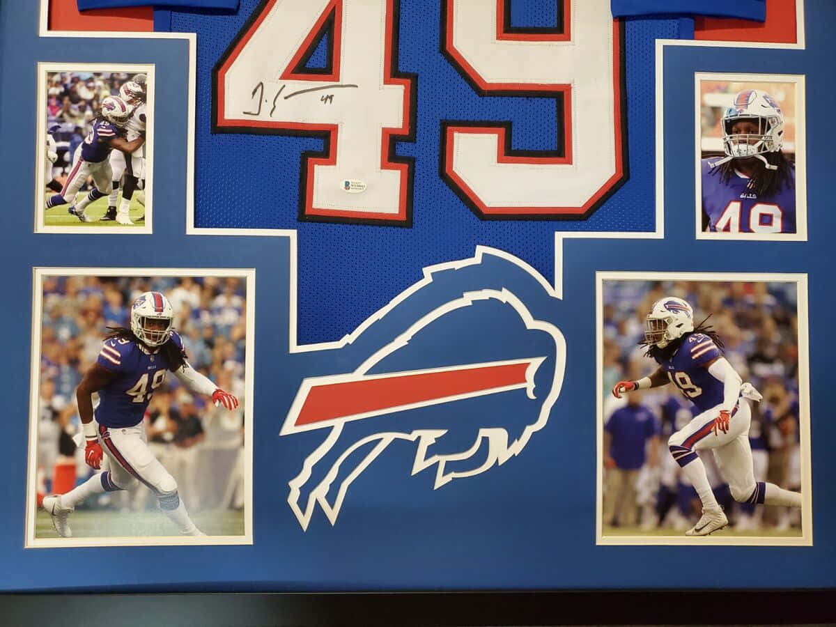 Tremaine Edmunds Buffalo Bills Collage Wallpaper