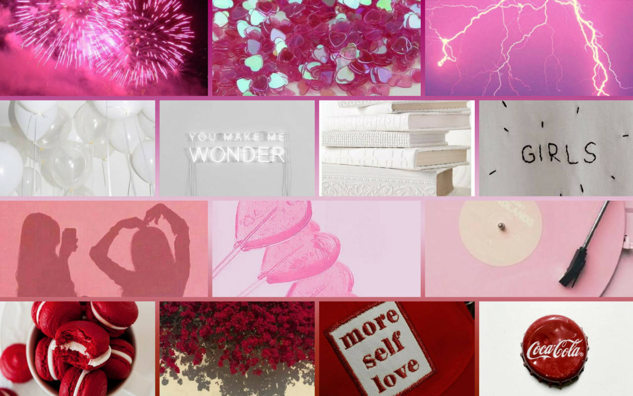 Trendy Lesbian Aesthetic Mood Board Wallpaper