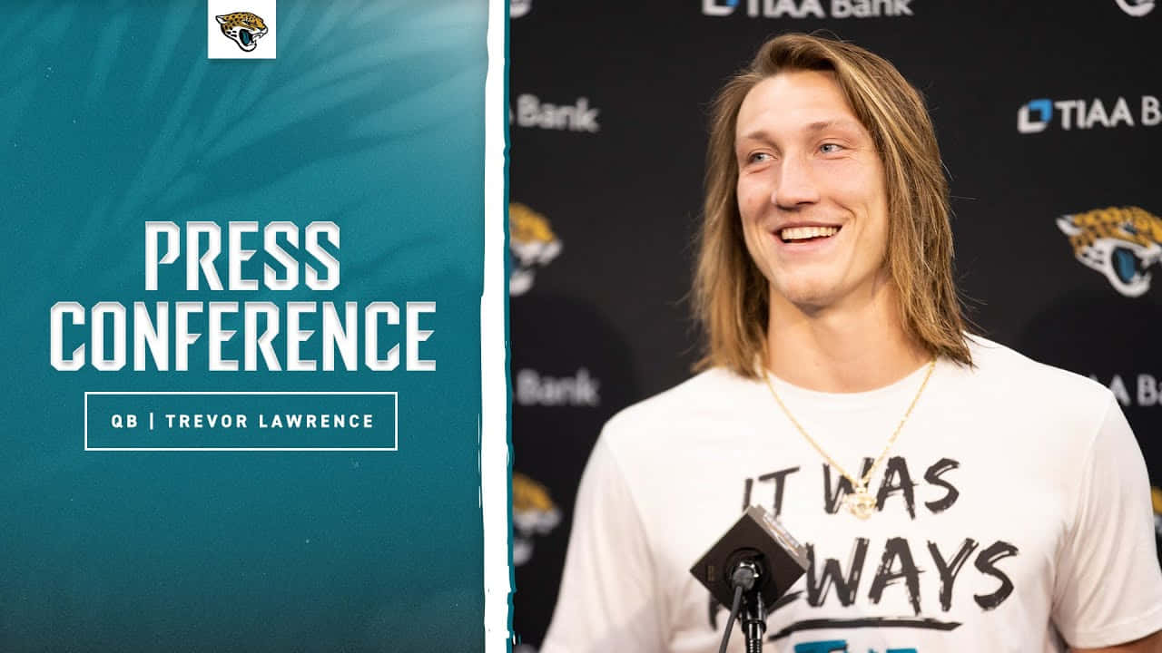 Trevor Lawrence Press Conference Wallpaper