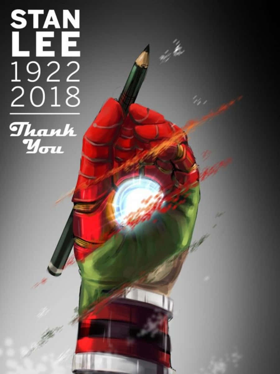 Tribute To The Late Stan Lee, Marvel Comics Visionary Wallpaper