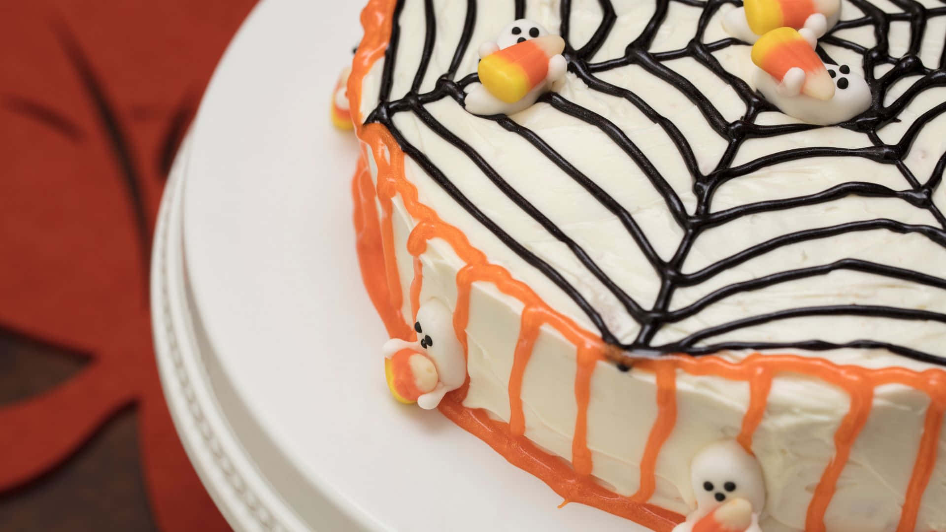 Trick Or Treat! Enjoy This Delicious Halloween Cake. Wallpaper