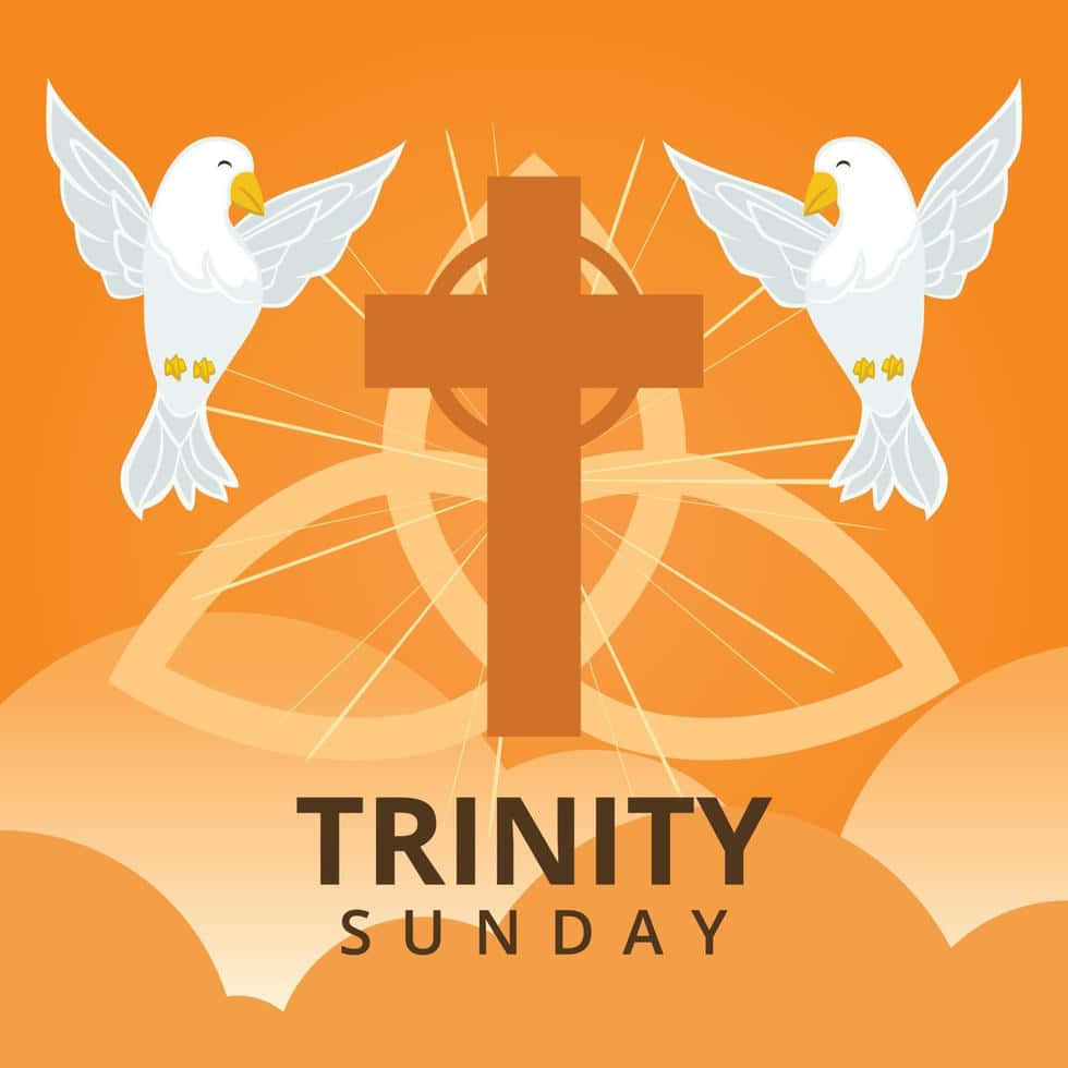 Trinity Sunday Christian Graphic Wallpaper