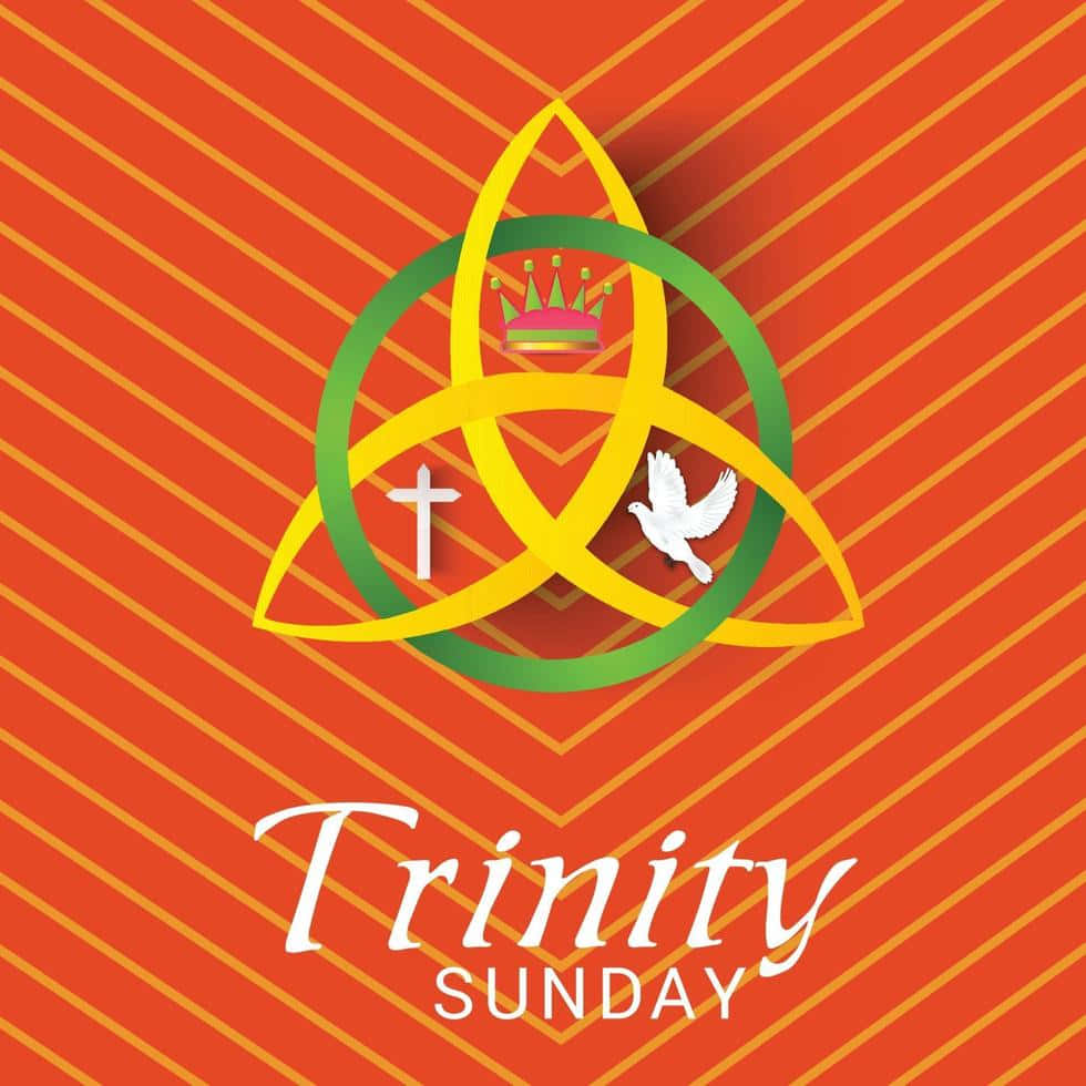 Trinity Sunday Christian Symbolism Wallpaper