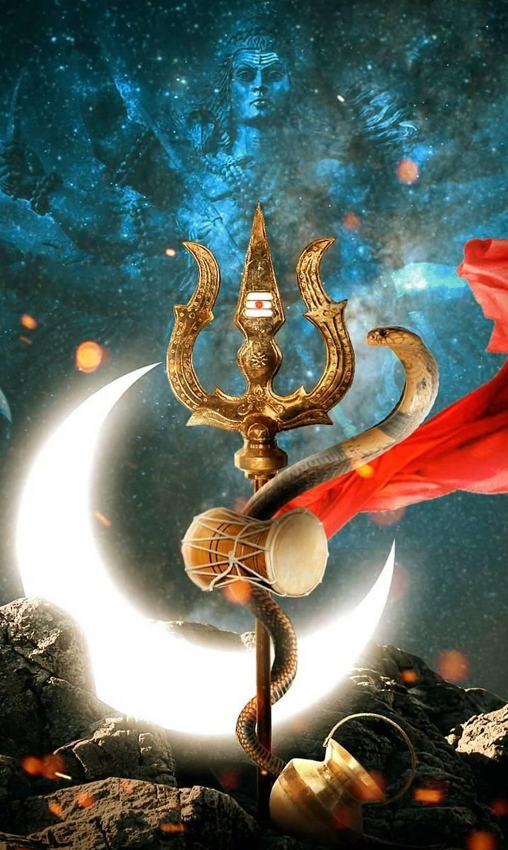 Trishul Symbol Mahakal Hd Wallpaper