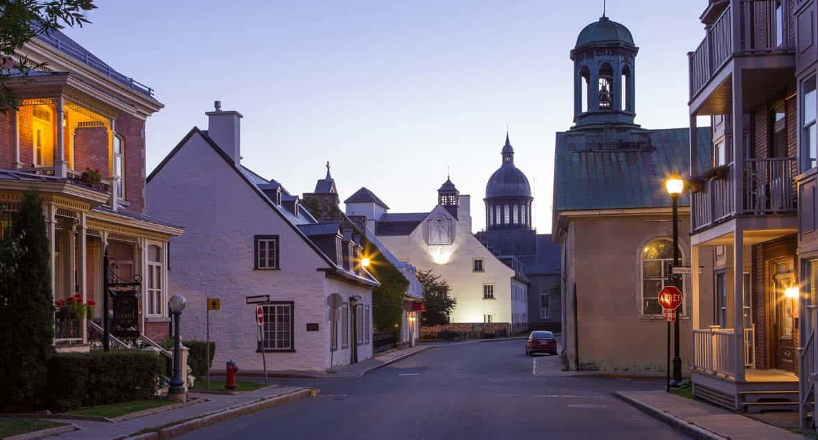 Trois Rivieres Historic District Dusk Wallpaper