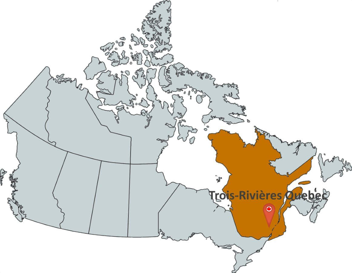 Trois Rivieres Quebec Location Map Wallpaper