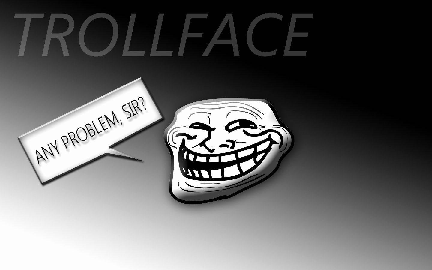 Trollface By Trollface Wallpaper