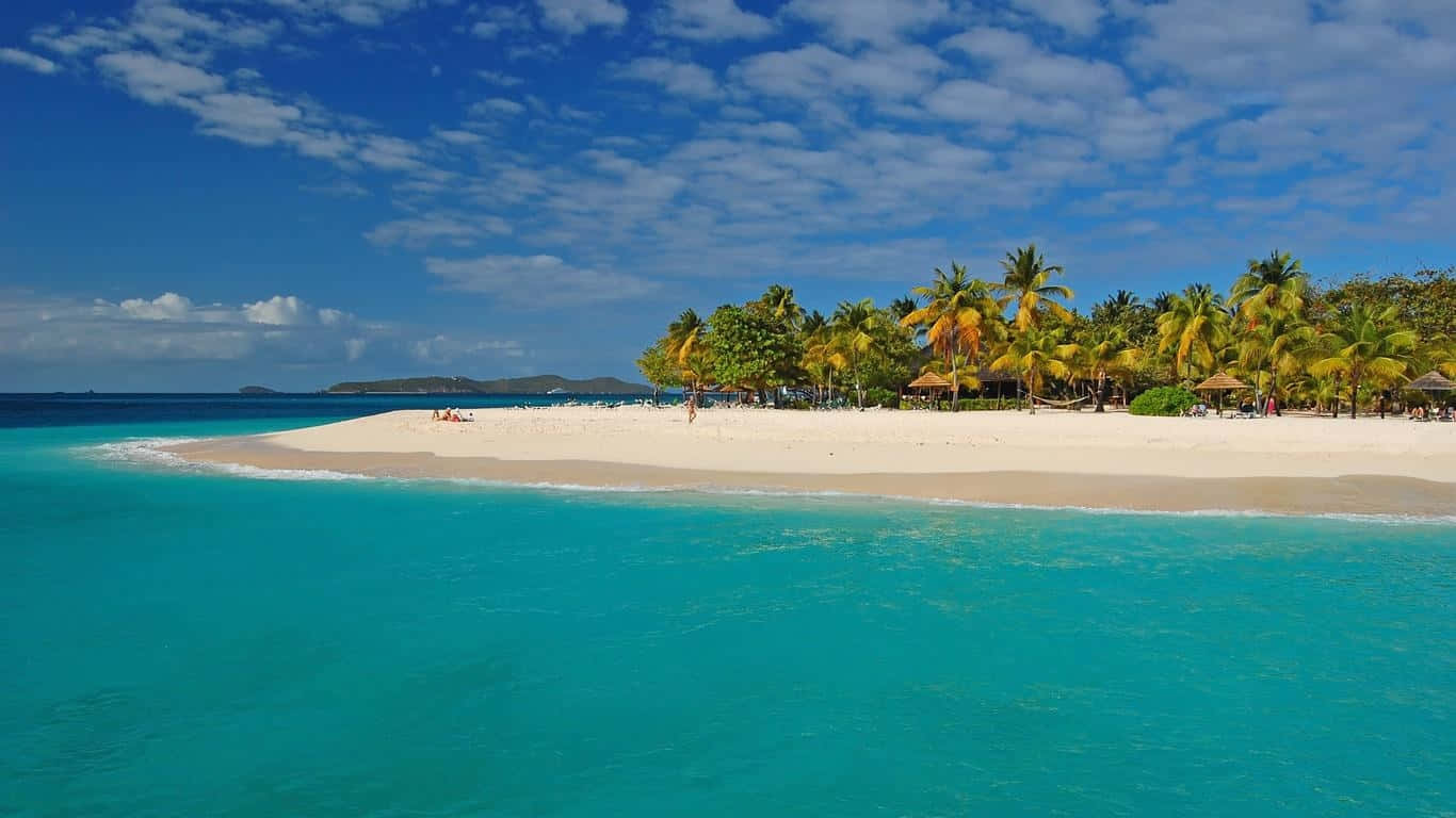 Tropical Beach Paradise St Vincent And Grenadines Wallpaper