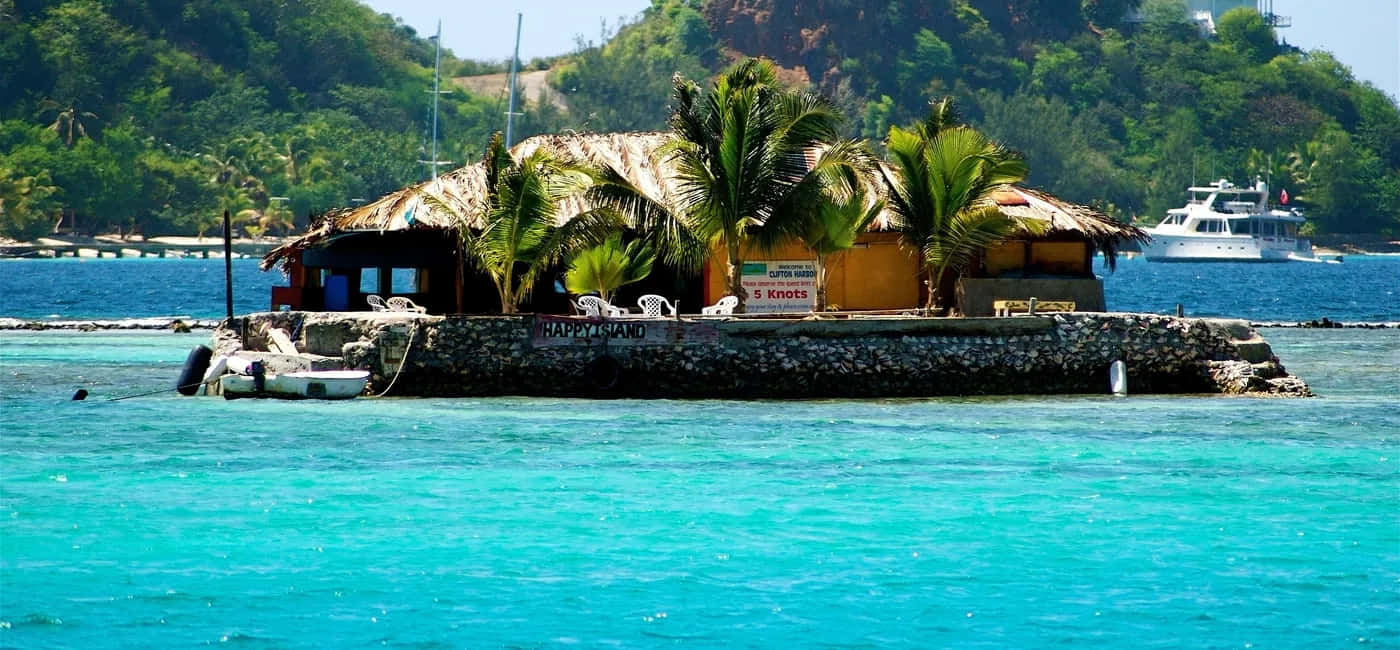 Tropical_ Island_ Bar_ Saint_ Vincent_ Grenadines Wallpaper