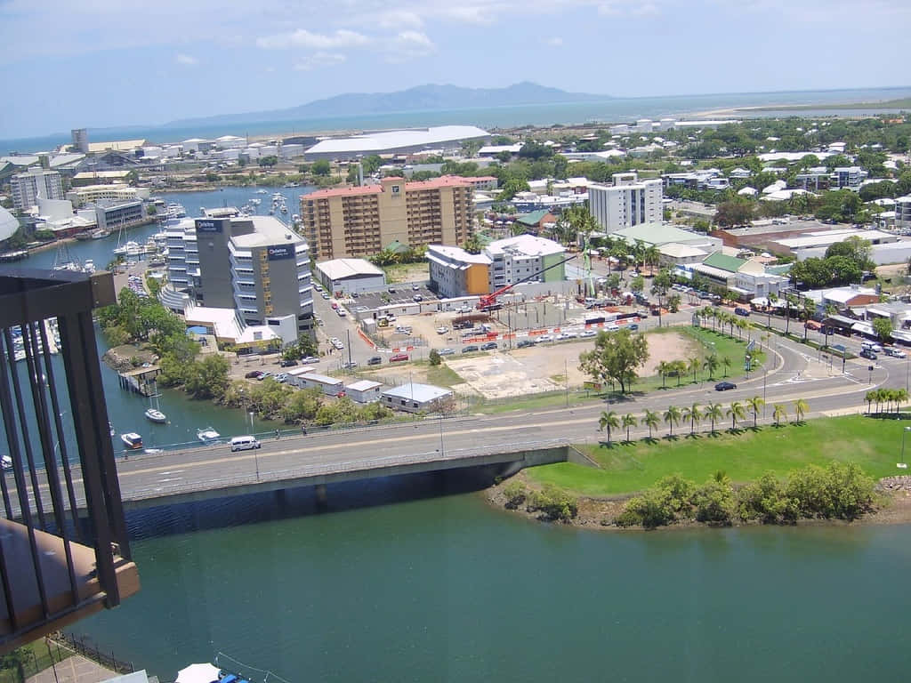 Tropical Sunset In Townsville Queensland Wallpaper