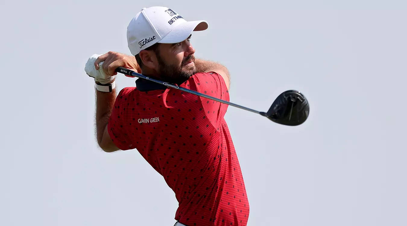 Troy Merritt Golf Side Swing Wallpaper