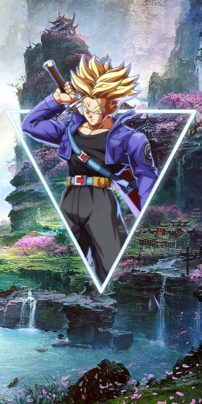 Trunks Is Ready To Take On Any Challenge With Determination And Courage! Wallpaper