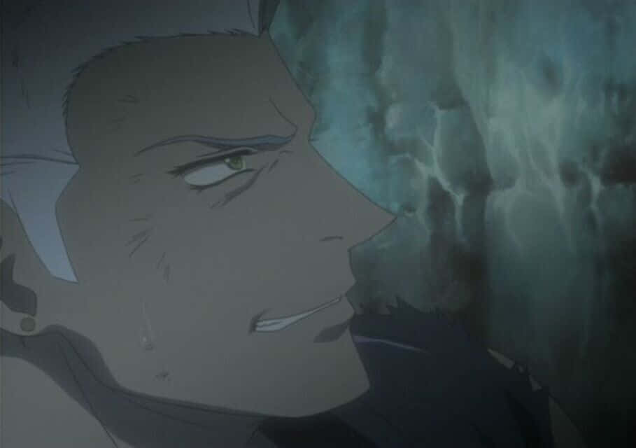 Tsume, A Brooding Character From The Wolf's Rain Anime Series Wallpaper