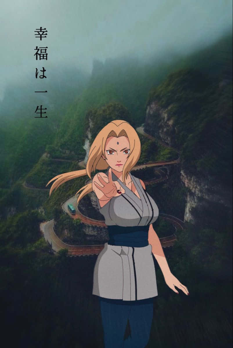 Tsunade Iphone Mountain Road Wallpaper