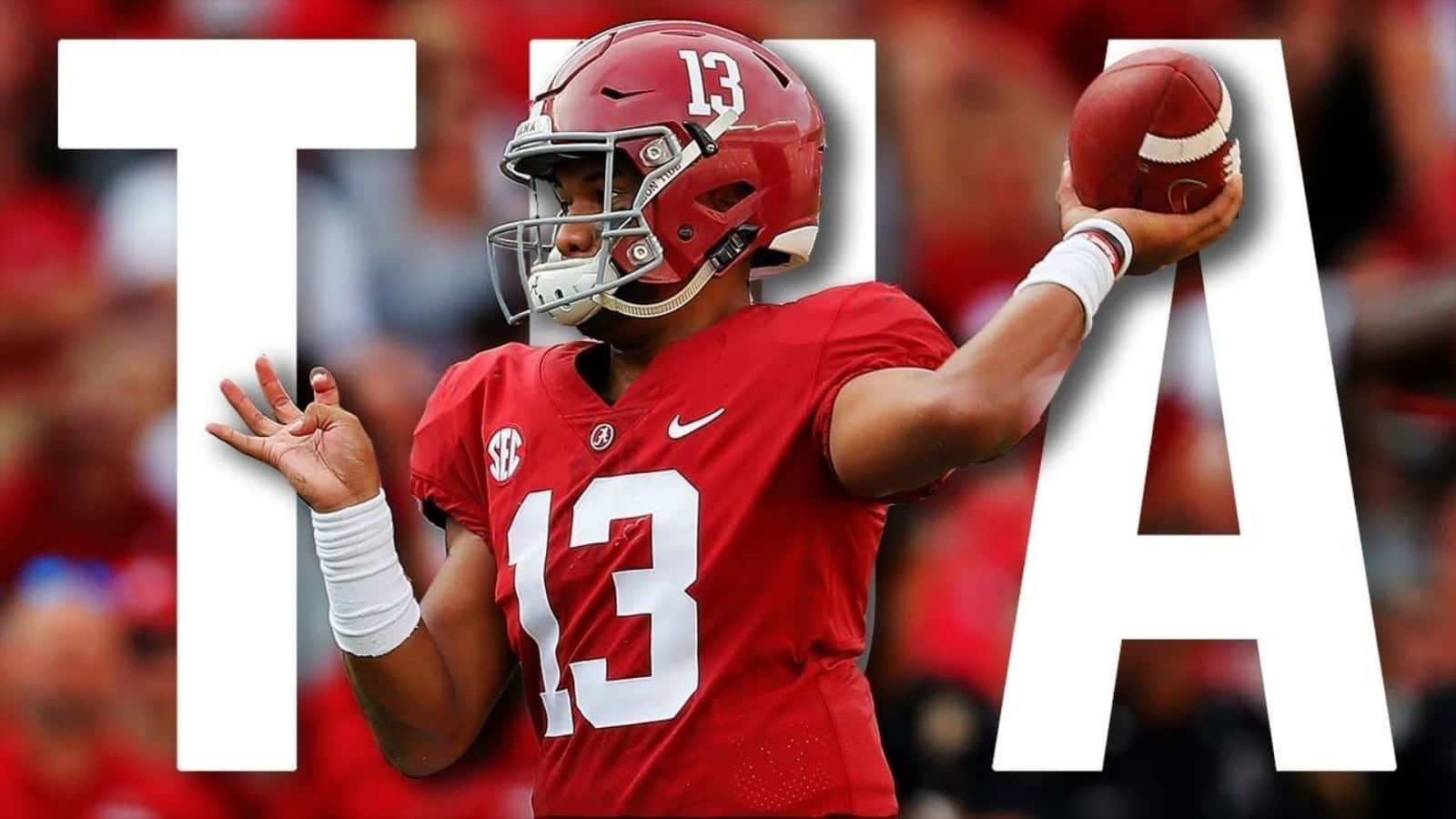 Tua Tagovailoa, Alabama Crimson Tide's Sensational Quarterback. Wallpaper