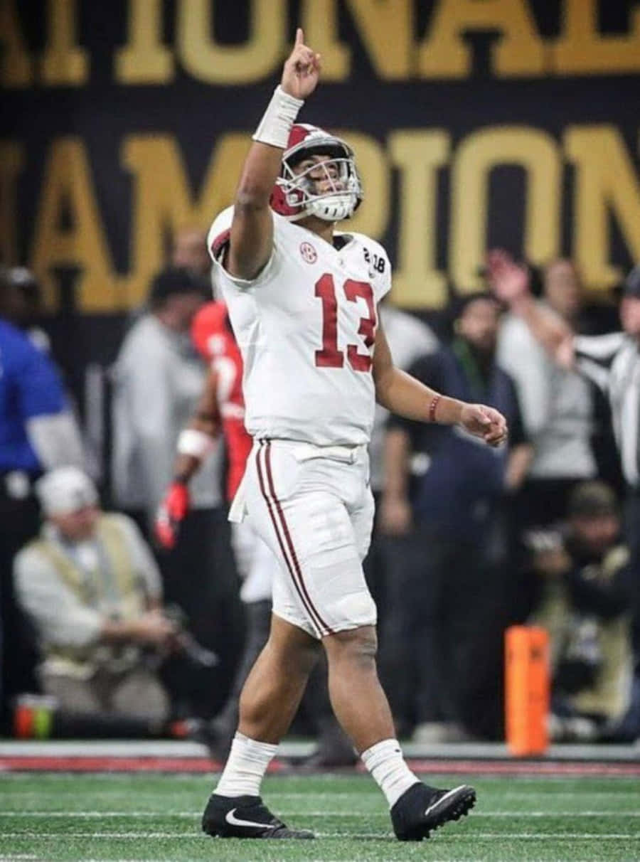 Tua Tagovailoa Hand Pointing Wallpaper