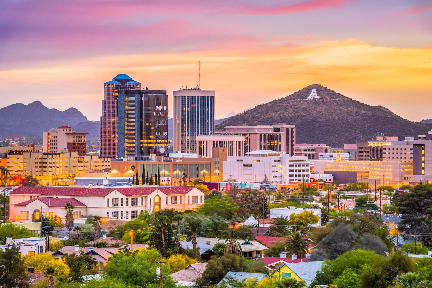 Tucson City View Wallpaper