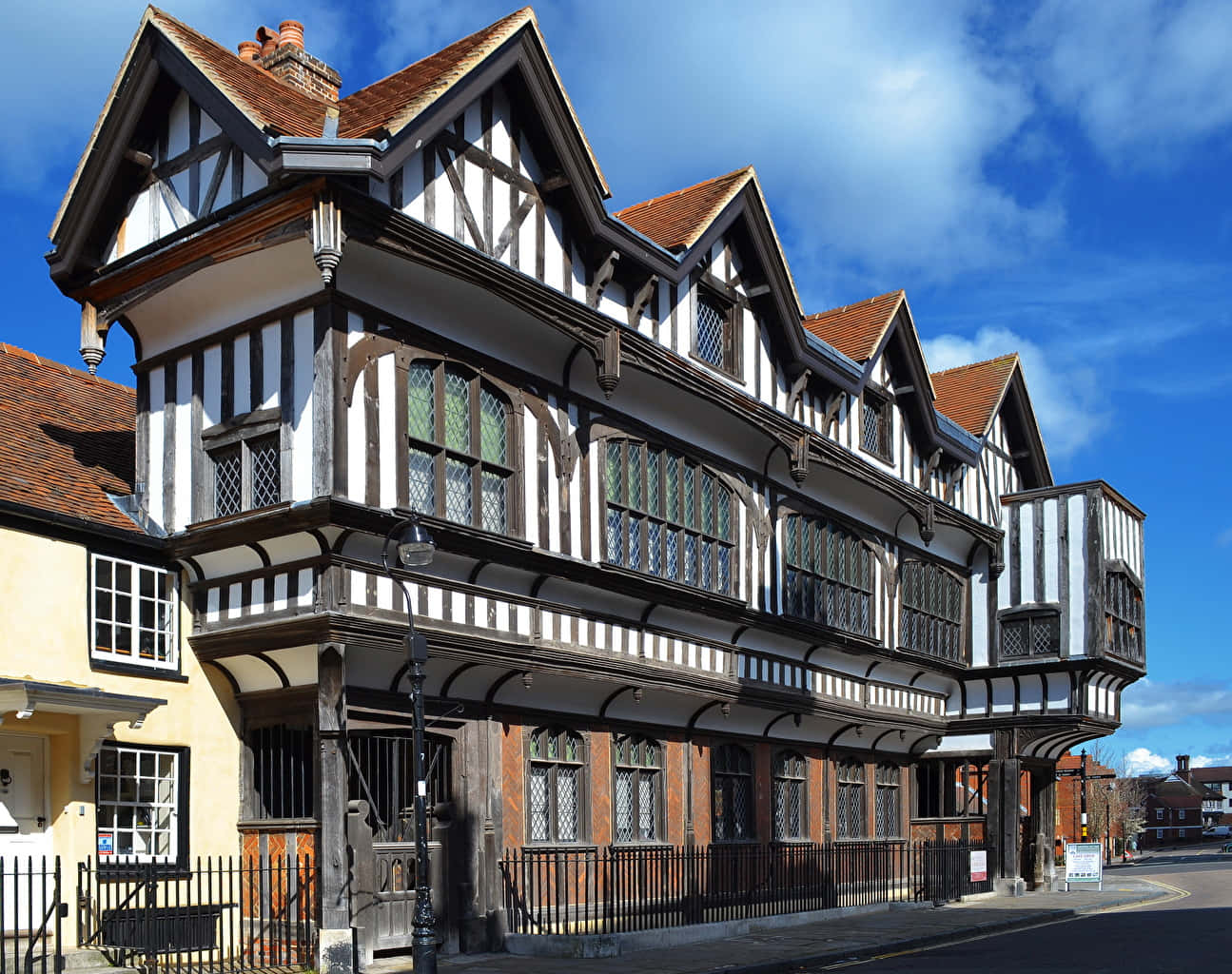 Tudor Style Building Southampton U K Wallpaper