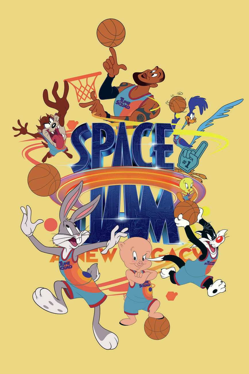 Tune Squad Unites For Space Jam 2 Wallpaper