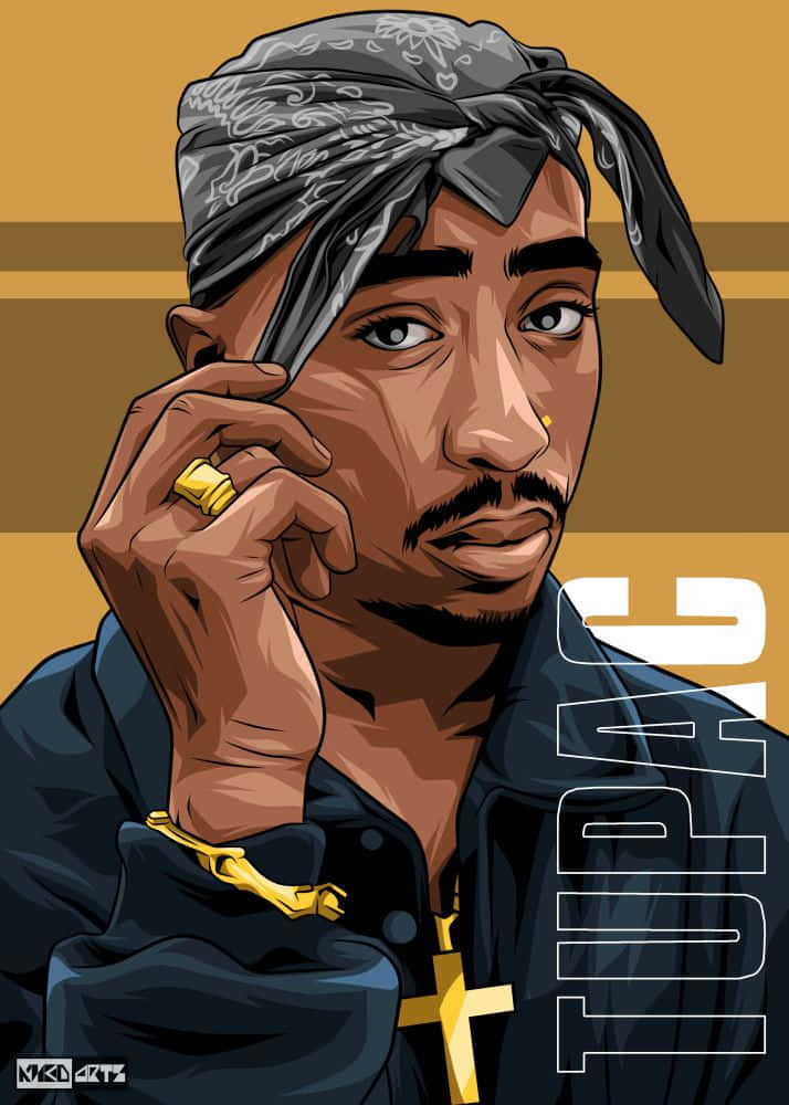 Tupac Shakur, Shinning Bright Wallpaper