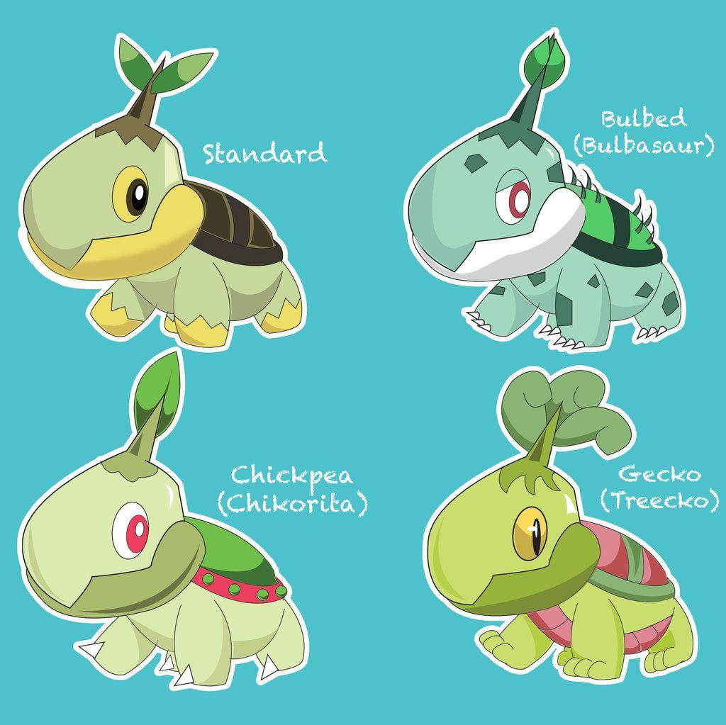 Turtwig Variants Wallpaper