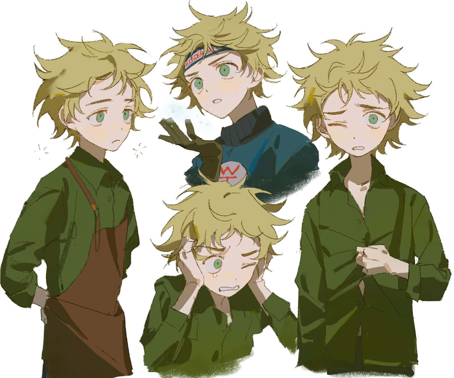 Tweek Tweak Expressions Artwork Wallpaper