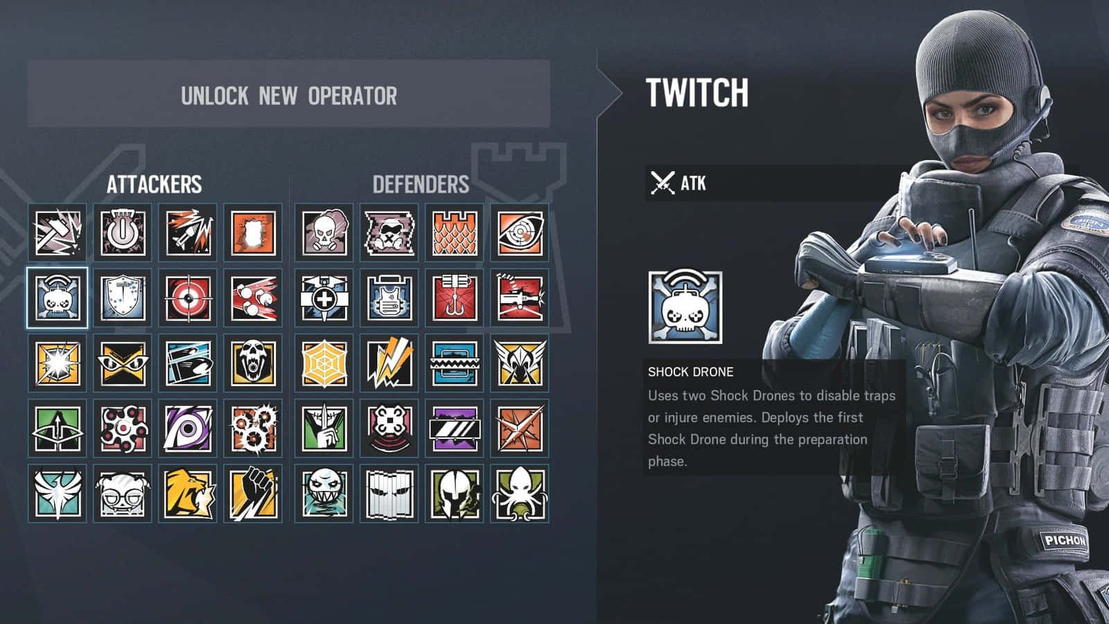 Twitch Operator In Action On Rainbow Six Siege Wallpaper