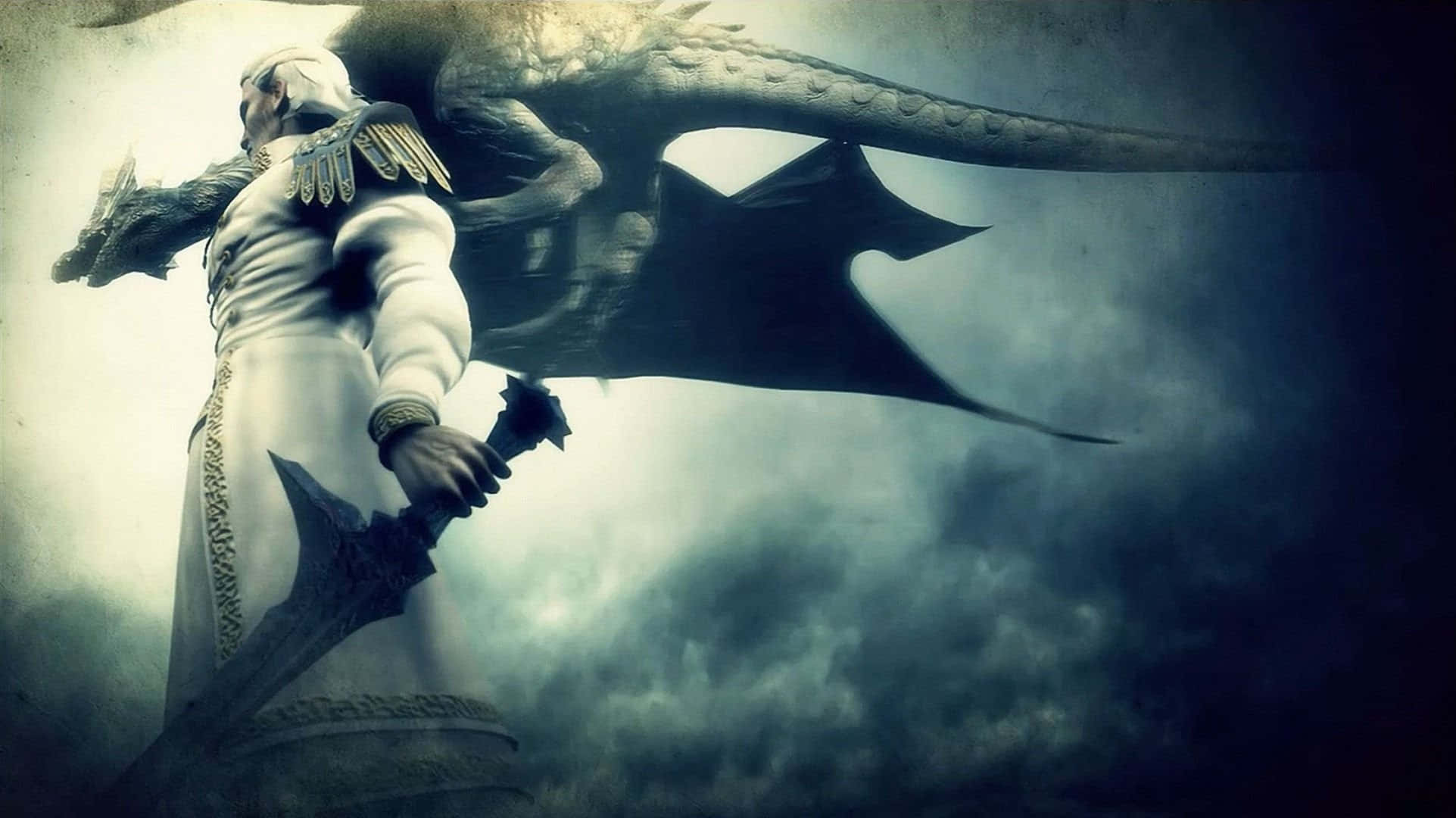 Two Demons Locked In Epic Combat Wallpaper