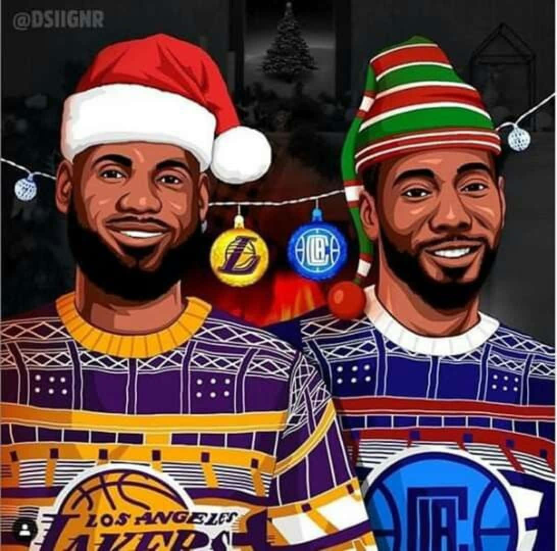 Two Nba Christmas Wallpaper