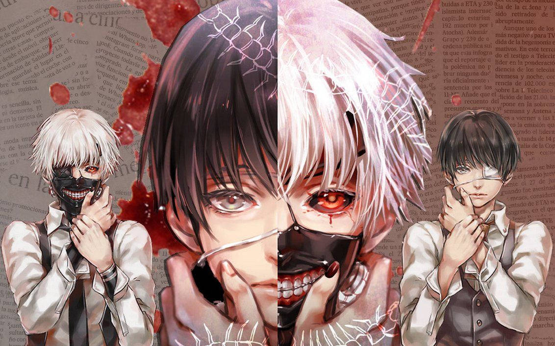 Two Sides Of Tokyo Ghoul Wallpaper