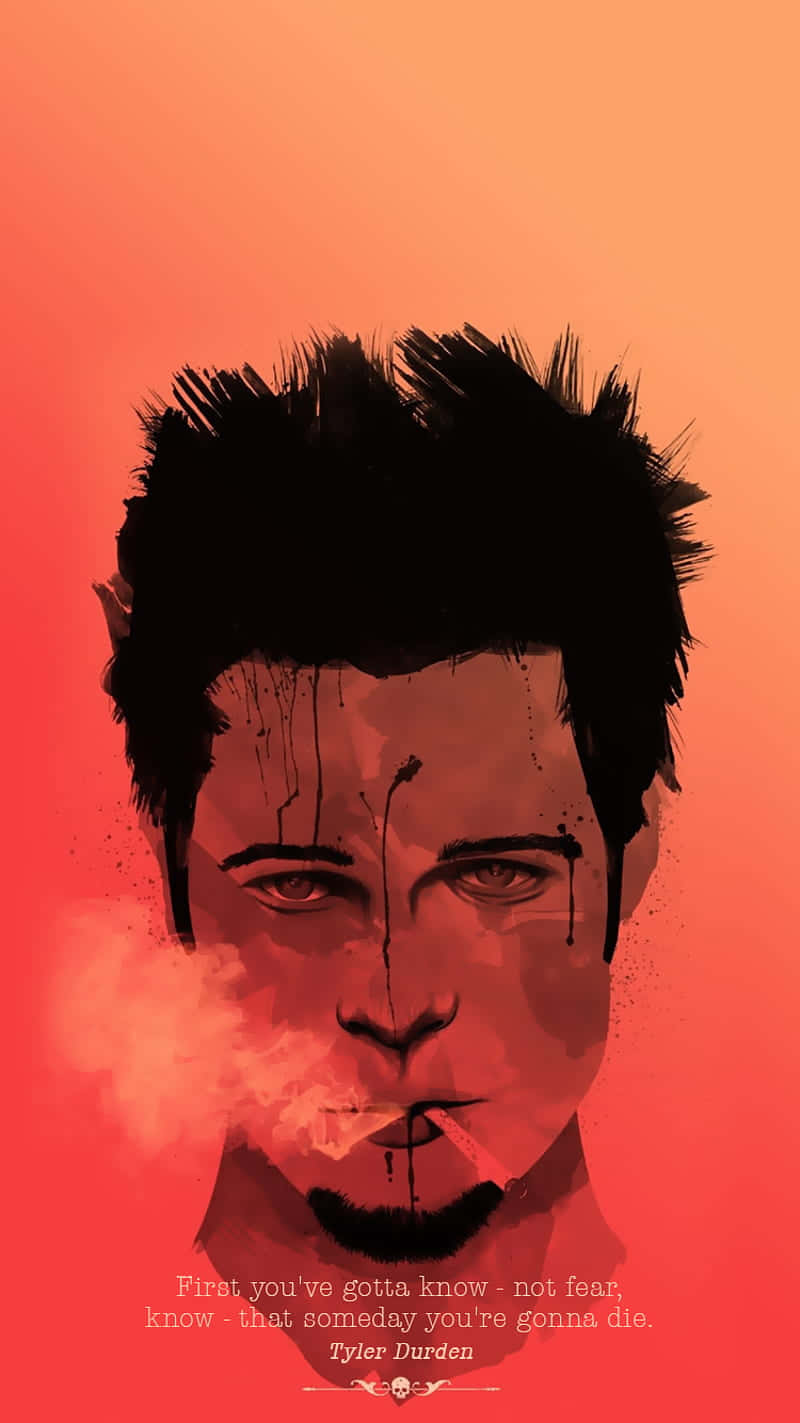 Tyler Durden Quote Artwork Wallpaper