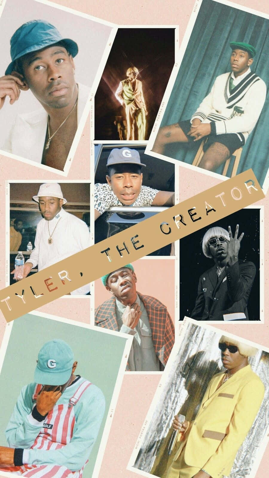 Tyler The Creator Collage Aesthetic Wallpaper