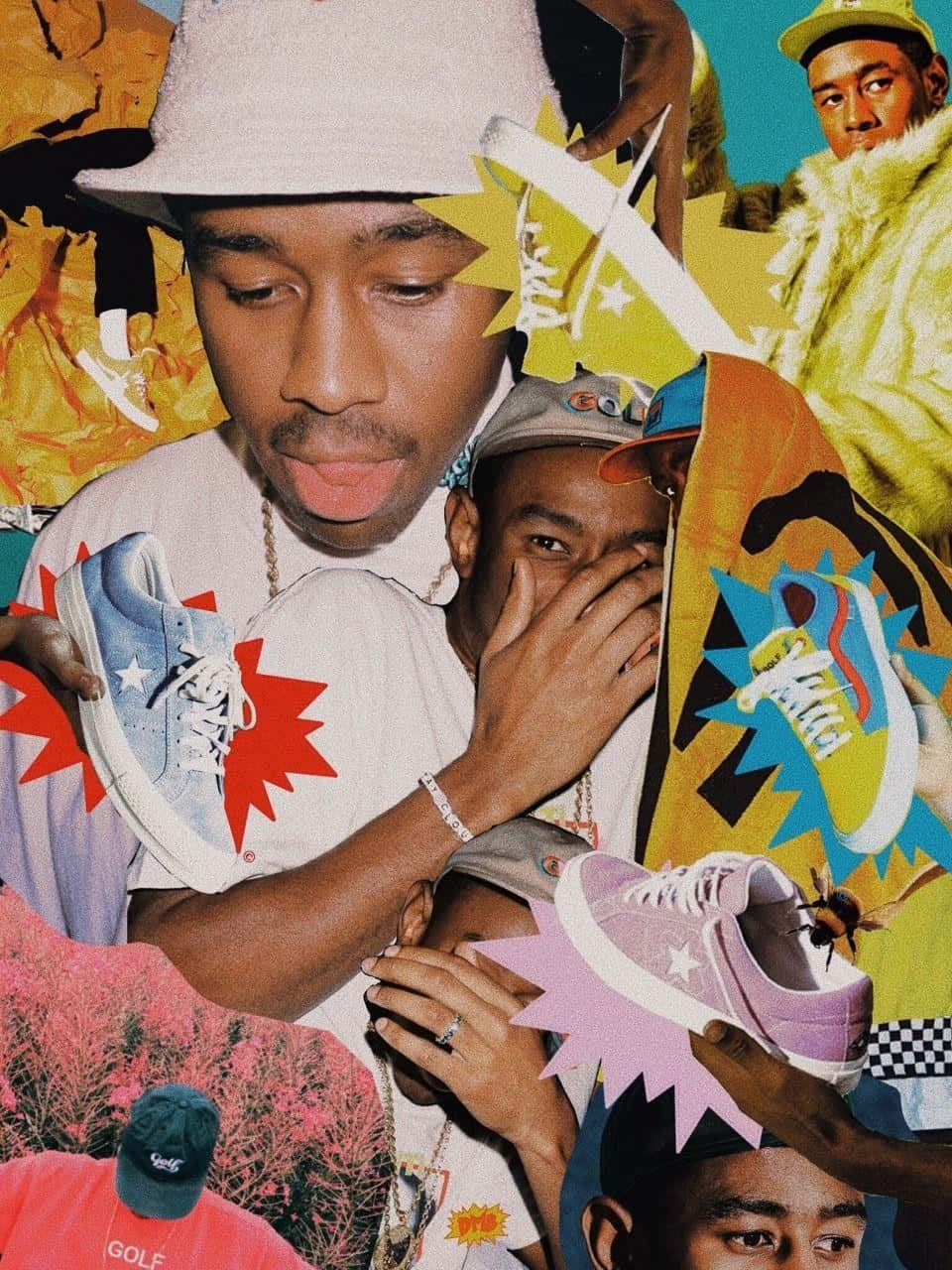 Tyler The Creator Collage Art Wallpaper