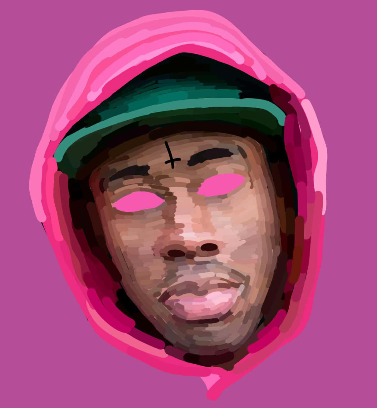 Tyler The Creator Pfp Painting Wallpaper