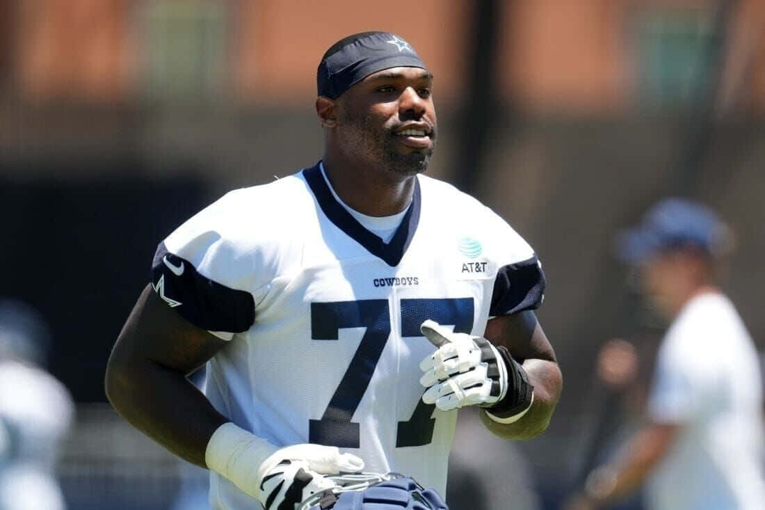 Tyron Smith Dallas Cowboys Training Wallpaper