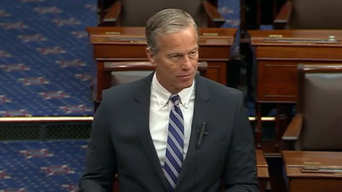 U.s Senator John Thune In Dark Gray Suit Wallpaper